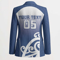Custom New Zealand Aotea College Blazer Maori Koru Pattern