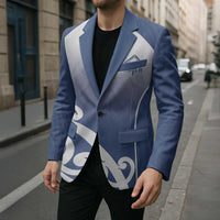 Custom New Zealand Aotea College Blazer Maori Koru Pattern