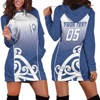 Custom New Zealand Aotea College Hoodie Dress Maori Koru Pattern
