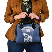 Custom New Zealand Aotea College Shoulder Handbag Maori Koru Pattern