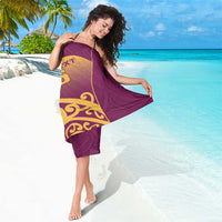 Custom Waiuku College Sarong Maori Koru Pattern
