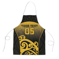 Custom Motueka High School Apron Maori Koru Pattern