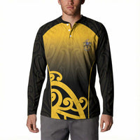 Custom Motueka High School Button Sweatshirt Maori Koru Pattern