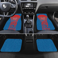 Custom St Joseph's Maori Girls' College Car Mats Maori Koru Pattern