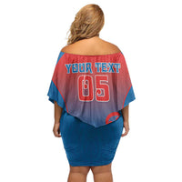 Custom St Joseph's Maori Girls' College Family Matching Off Shoulder Short Dress and Hawaiian Shirt Maori Koru Pattern LT05 - Polynesian Pride