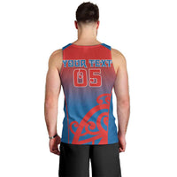 Custom St Joseph's Maori Girls' College Men Tank Top Maori Koru Pattern