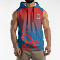 Custom St Joseph's Maori Girls' College Sleeveless Hoodie Maori Koru Pattern