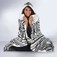 Polynesian Tattoo Inspired Cosplay Costume Hooded Blanket Tribal Warrior White LT05 - Polynesian Pride