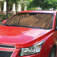 Polynesian Tattoo Inspired Cosplay Costume Auto Sun Shade Tribal Warrior - Polynesian Pride