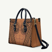 Polynesian Tattoo Inspired Cosplay Costume Leather Bag Tribal Warrior - Polynesian Pride