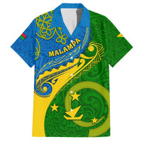 Malampa Day Hawaiian Shirt Sand Drawing Vanuatuan Pattern LT05 Green - Polynesian Pride