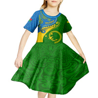 malampa-day-kid-short-sleeve-dress-sand-drawing-vanuatuan-pattern