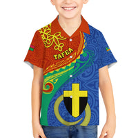 personalized-tafea-day-kid-hawaiian-shirt-sand-drawing-vanuatuan-pattern