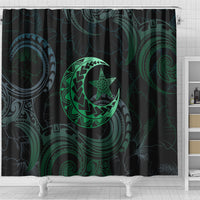 Polynesia Shower Curtain With Islam Crescent And Star LT05 - Polynesian Pride
