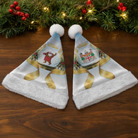 Fiji Christmas Santa Hat Snow Globe With Fijian Santa - Polynesian Pride