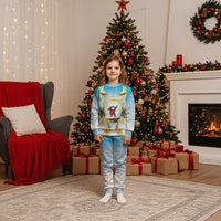 Fiji Christmas Pajama Set Snow Globe With Fijian Santa - Polynesian Pride