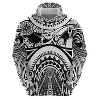 Polynesia Maui Tattoo Inspired Hoodie White Version LT05 - Polynesian Pride