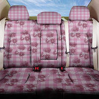 Pink Palaka Hawaii Back Car Seat Cover Hawaiian Lehua Blossoms