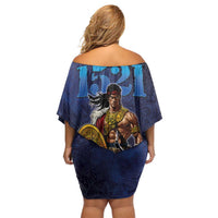 Philippines The First Hero Off Shoulder Short Dress Lapu Lapu Know Your Roots