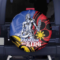 Philippines Lapu-Lapu Spare Tire Cover Proud Of My King LT05 No hole Blue - Polynesian Pride