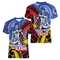 Philippines Lapu-Lapu Women V-Neck T-Shirt Proud Of My King