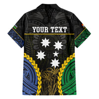Personalised South Sea Islanders And Gilbert Islands Family Matching Short Sleeve Bodycon Dress and Hawaiian Shirt Kanakas Polynesian Pattern LT05 - Polynesian Pride