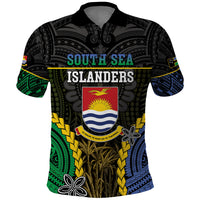 Personalised South Sea Islanders And Gilbert Islands Polo Shirt Kanakas Polynesian Pattern