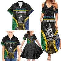 Personalised South Sea Islanders And New Caledonia Family Matching Summer Maxi Dress and Hawaiian Shirt Kanakas Polynesian Pattern LT05 - Polynesian Pride