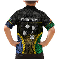 Personalised South Sea Islanders And New Ireland Family Matching Mermaid Dress and Hawaiian Shirt Kanakas Polynesian Pattern LT05 - Polynesian Pride