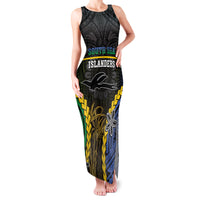 Personalised South Sea Islanders And New Ireland Family Matching Tank Maxi Dress and Hawaiian Shirt Kanakas Polynesian Pattern