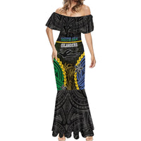Personalised South Sea Islanders And New Ireland Mermaid Dress Kanakas Polynesian Pattern