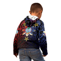 Philippines Guam Kid Hoodie Filipino Sun With Guaman Seal