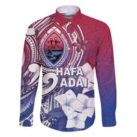 Guam Gadao Family Matching Puletasi and Hawaiian Shirt Hafa Adai Micronesian Tribal Pattern