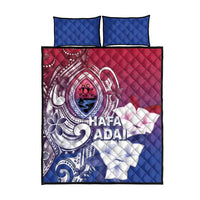 Guam Gadao Quilt Bed Set Hafa Adai Micronesian Tribal Pattern