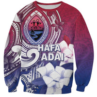 Guam Gadao Sweatshirt Hafa Adai Micronesian Tribal Pattern