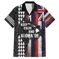 Hawaii 1959 Statehood Day Family Matching Short Sleeve Bodycon Dress and Hawaiian Shirt Classic Style LT05 Dad's Shirt - Short Sleeve Black - Polynesian Pride