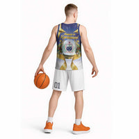 Samoa Christmas Basketball Jersey Snow Globe With Samoan Santa - Polynesian Pride