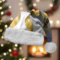 Samoa Christmas Santa Hat Snow Globe With Samoan Santa - Polynesian Pride