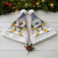 Samoa Christmas Santa Hat Snow Globe With Samoan Santa - Polynesian Pride