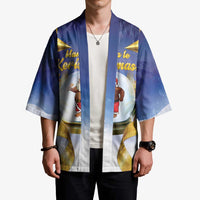 Samoa Christmas Kimono Snow Globe With Samoan Santa - Polynesian Pride