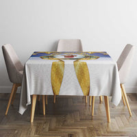 Samoa Christmas Tablecloth Snow Globe With Samoan Santa - Polynesian Pride