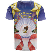 American Samoa Christmas T Shirt Seashell Santa Beach Vibes - Polynesian Pride