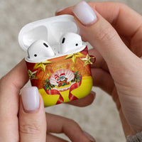 French Polynesia Christmas AirPods Case Seashell Santa Beach Vibes - Polynesian Pride