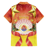 French Polynesia Christmas Family Matching Puletasi and Hawaiian Shirt Seashell Santa Beach Vibes - Polynesian Pride