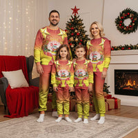 French Polynesia Christmas Pajama Set Seashell Santa Beach Vibes - Polynesian Pride