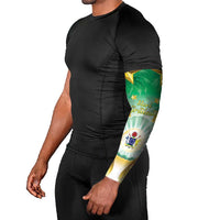 Cook Islands Christmas Arm Sleeves Seashell Santa Beach Vibes - Polynesian Pride