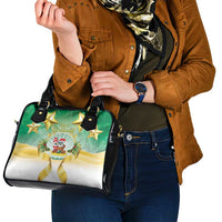 Cook Islands Christmas Shoulder Handbag Seashell Santa Beach Vibes - Polynesian Pride