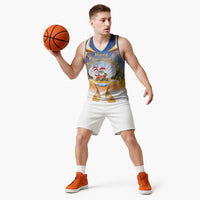 Marshall Islands Christmas Basketball Jersey Seashell Santa Beach Vibes LT05 - Polynesian Pride