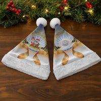 Marshall Islands Christmas Santa Hat Seashell Santa Beach Vibes - Polynesian Pride