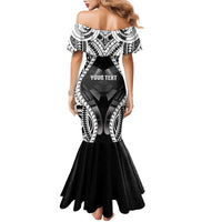 Personalised Remember Samoa Black Saturday Family Matching Mermaid Dress and Hawaiian Shirt Samoa Mo Samoa LT05 - Polynesian Pride